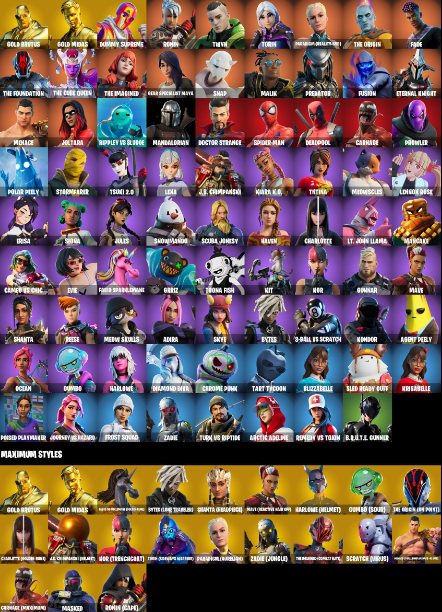 FORTNITE ACCOUNT WITH +80 SKINS (ALL PLATFORMS)