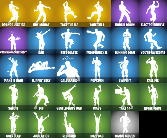 FORTNITE ACCOUNT WITH THE DANCE OF THE L +40 SKINS (ALL PLATFORMS)