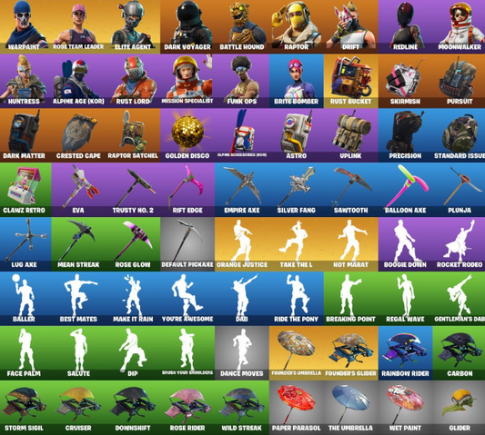FORTNITE ACCOUNT WITH ELITE AGENT +40 SKINS (ALL PLATFORMS)